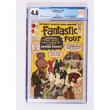 Fantastic Four 15 (1963). CGC 4.0. Pence copy, off-white/white pages. No Reserve
