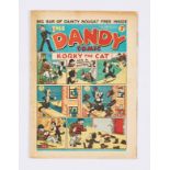 Dandy No 11 (1938). Bright cover colours with some light tanning to spine and upper margin [vg+]