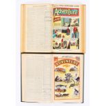 Adventure (1945) 1124-1149 complete year with Adventure (May 1946- June 1947) 1159-1197 in two bound