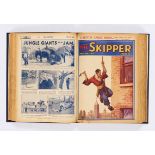 Skipper (1934) 184-214. March to September in bound volume. Good covers, light tan pages with darker