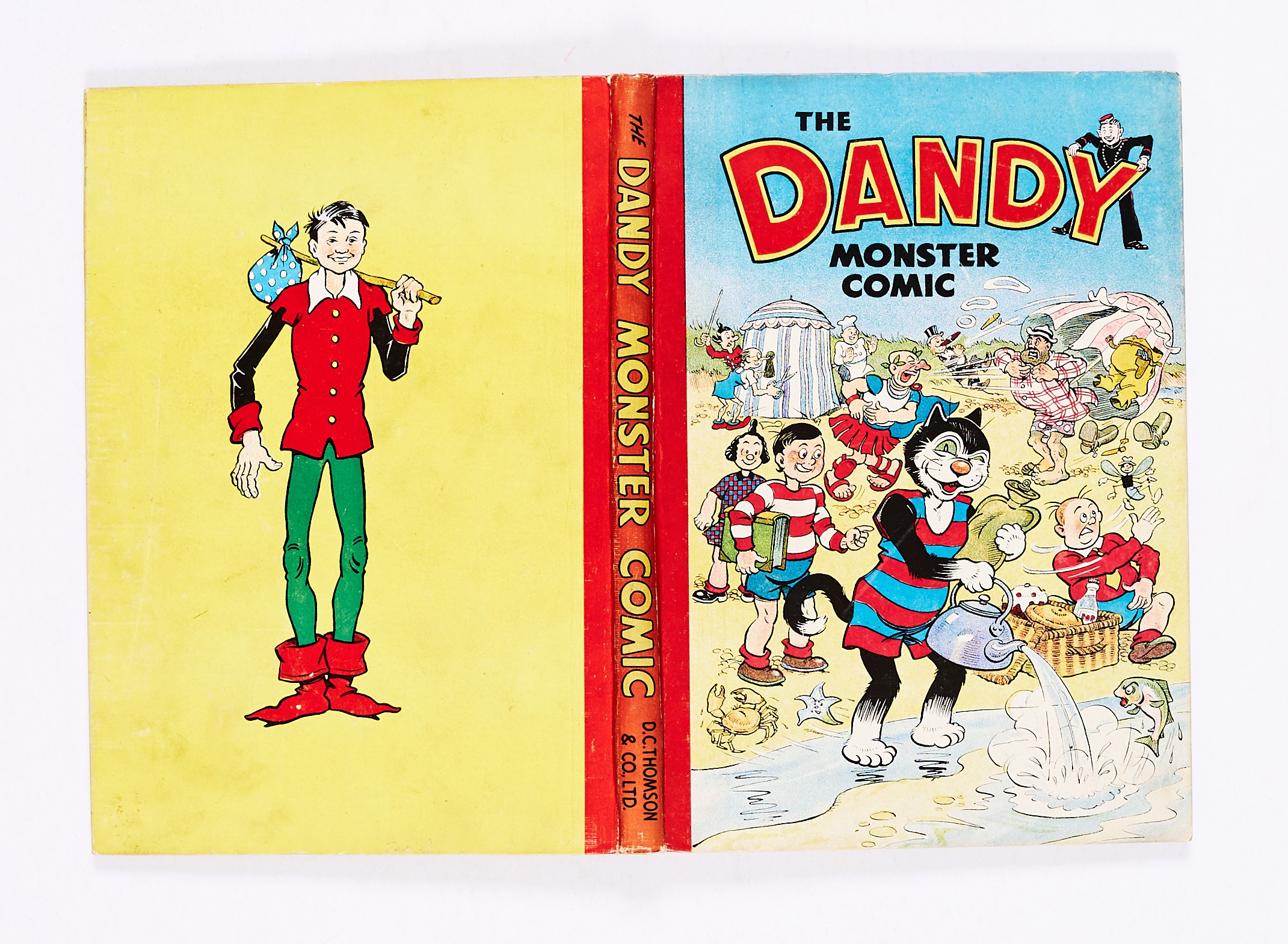 Dandy Monster Comic (1950) Korky warms up the sea! Bright boards and spine with minimal wear. No