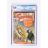 Tales of Suspense 47. CGC 3.5. Pence copy, off-white/white pages. No Reserve