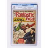 Fantastic Four 10 (1963). CGC 6.5. Cream/off-white pages. No Reserve
