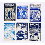 G.G. Swan booklets (1940s). Detective Shorts 1, Detective Pocket n.n, Racing Shorts 1, Schoolboy