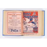 Boys' Magazine (Jan-Jun 1923) 46-71. In half-year bound volume. Illustrations to most pages [fn-/