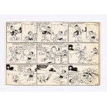 Magic Lollipops/Beano original artwork (late 1940s) drawn and initialled by Allan Morley. From the