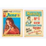 June No 1 with Mandy No 1 (1961, 1967) [fn-/vg] (2)