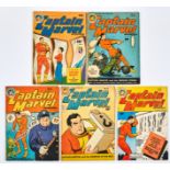 Captain Marvel Adventures (1945-47) 45, 55, 64, 70, 74 [vg-/vg+] (5). No Reserve