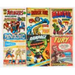 Avengers 1, Complete Fantastic Four 1, Mighty World of Marvel 1, Fantastic 1, Rampage Monthly 1,