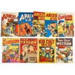 Streamline Westerns (1950s US Atlas reprints). Apache Kid 1, 2, Arizona Kid 1, 2, Gunhawk 1, 2,