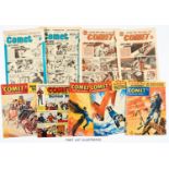 Comet (1957-59) Full colour issues: 446, 494-497, 503, 505-515, 517, 518, Blue & White: 547-560, Red