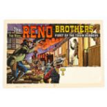 Reno Brothers original double page artwork painted and signed by Denis McLoughlin (1958) from The