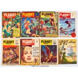 Planet Stories (1953-55 Fiction House) Vol. 6: Nos 1-11 last issue. With Space Stories (1952-53)