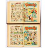 Dandy (1968) 1363-1414. Complete year in two bound volumes witih Korky, Corporal Clott, Bully Beef