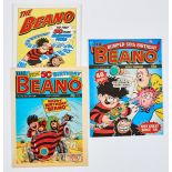 Beano 2402 50th Birthday issue wfg (1988) with Beano 60th Birthday issue (1993) [fn/vfn] (2). No