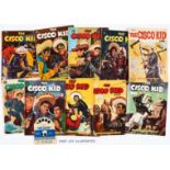 Cisco Kid (1953-58 WDL) 1, 2, 4-10, 12-15, 17-25, 27-45, 47-51 last issue. With View-Master reel