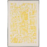 Roy Lichtenstein (American, 1923-1997) "Cathedral #1". Lithograph. 22/75. Pencil signed 'Roy