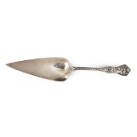 Tiffany & Co. 'Olympian' Sterling Silver Serrated Pie Server. 5 ozt. Impressed Tiffany & Co. L 11