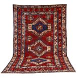 Kazak Rug. Late 19th century 10' 9" x 6' 6". Online bidding available: https://live.