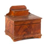 American Painted Pine Document Box. Early 19th century. Ht. 12" W 11 1/2" D 9 1/2". Online bidding