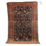 Malayar Oriental Rug. Some loss to end border. 6'2" x 4'1". Online bidding available: https://live.