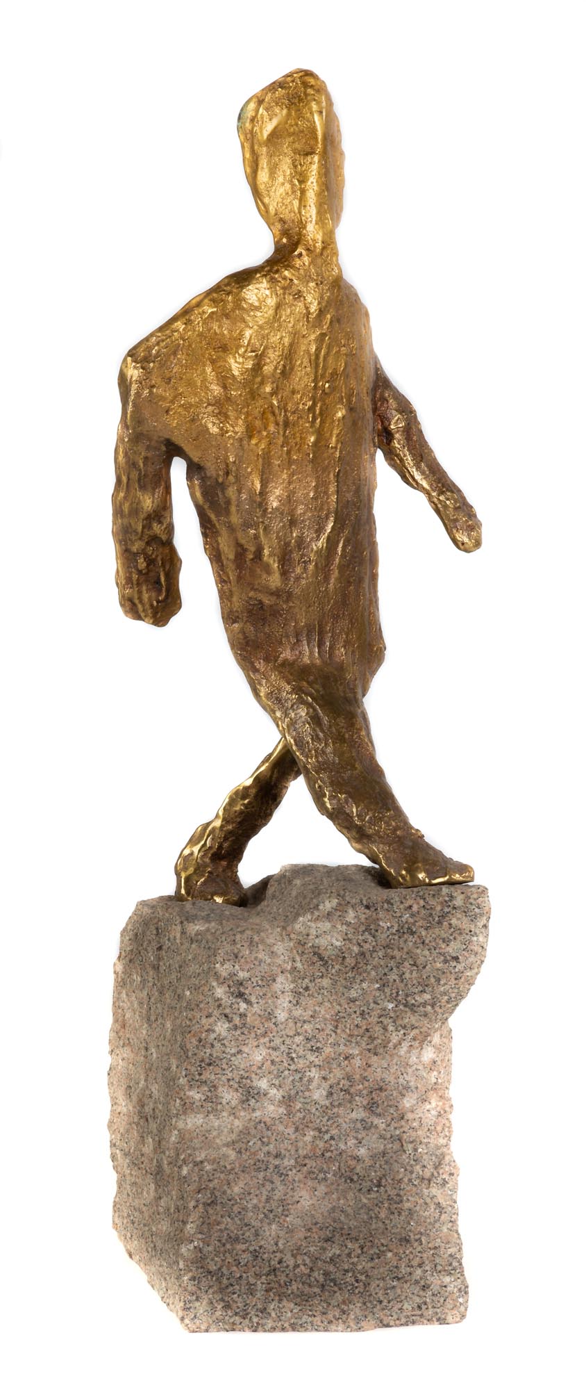 Fredrick John Kiesler( American (born Austria/Hungary) 1890-1965) Bronze "Triumphant Man". 1967 - Image 3 of 3