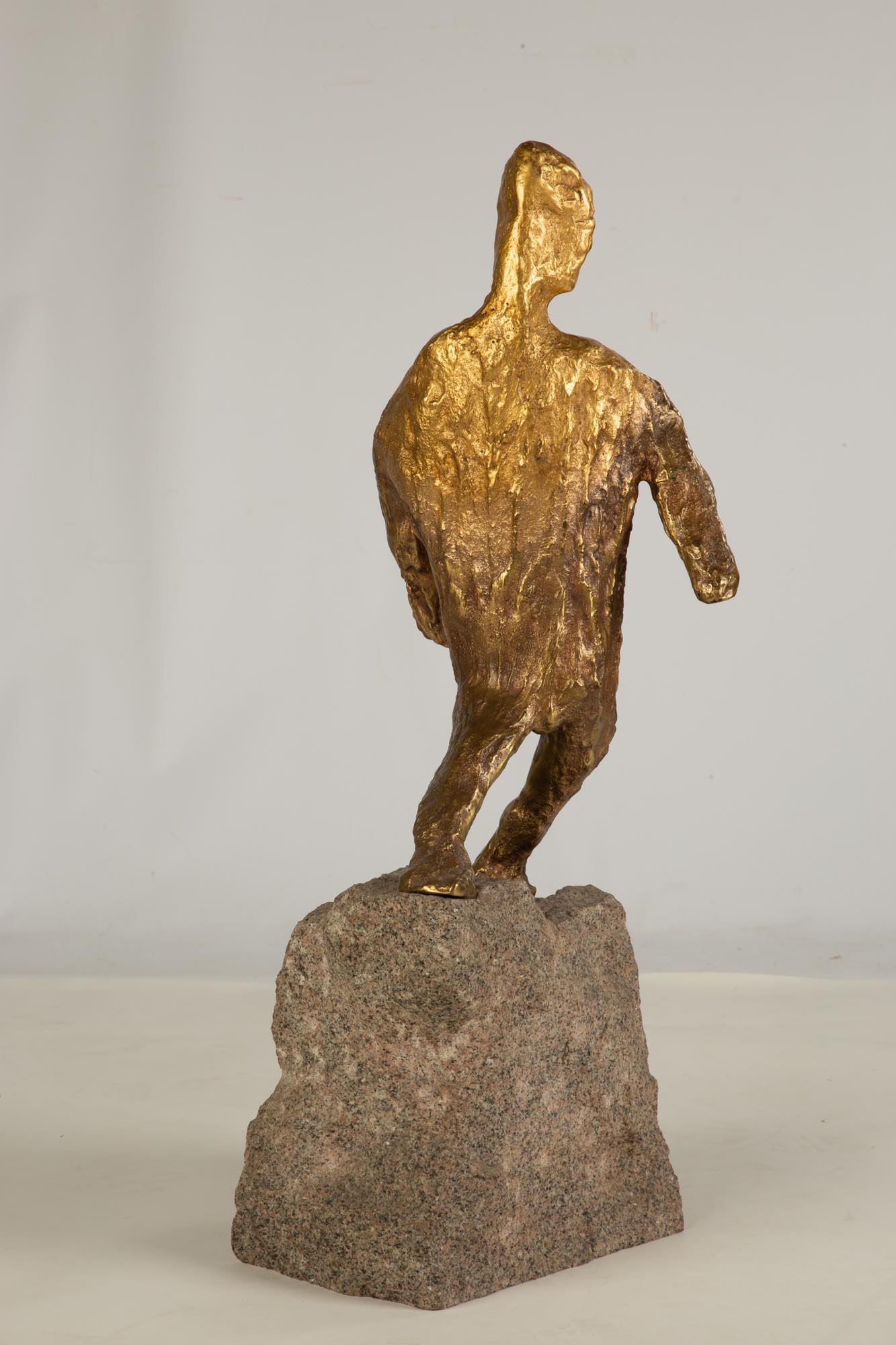 Fredrick John Kiesler( American (born Austria/Hungary) 1890-1965) Bronze "Triumphant Man". 1967 - Image 2 of 3