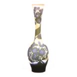 Galle Vase. 20th century. Three color cameo vase. Ht. 14". Online bidding available: https://live.