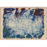 Sam Francis (American, 1923-1994) "Happy Death Stone". Lithograph 49/90. 1960. Pencil signed 'Sam