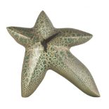 Wendell Castle (American, 1932-2018) Starfish Clock. Polychrome wood with crackle finish. Signed '