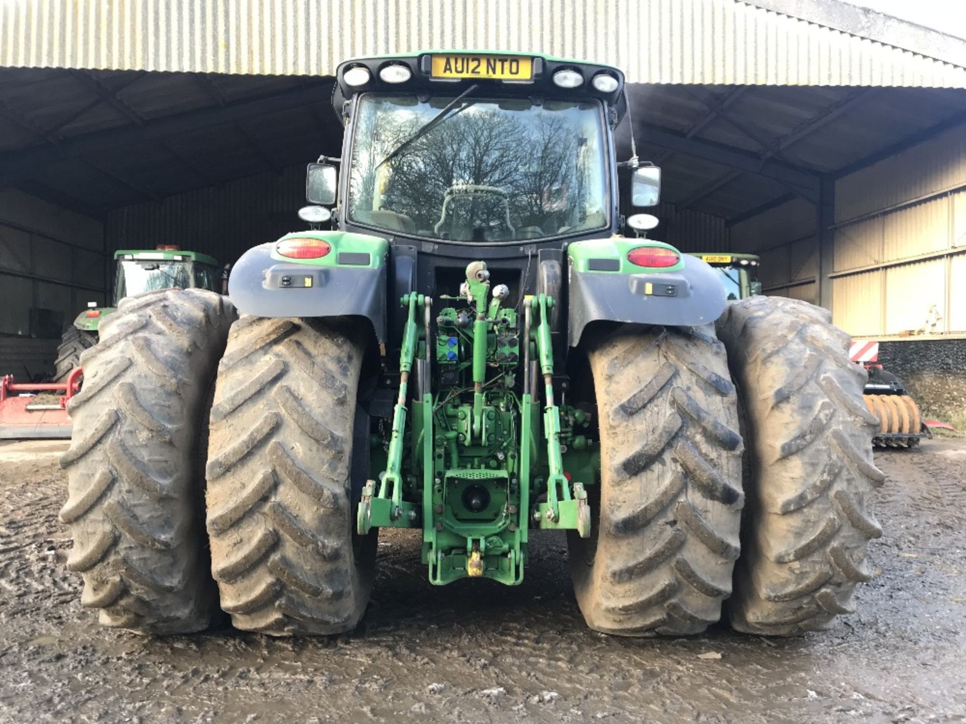 2012 (AU12 NTO) John Deere 6190R, 6,213 hours, Front Linkage, 4 spool valves, Command Arm, - Image 2 of 9