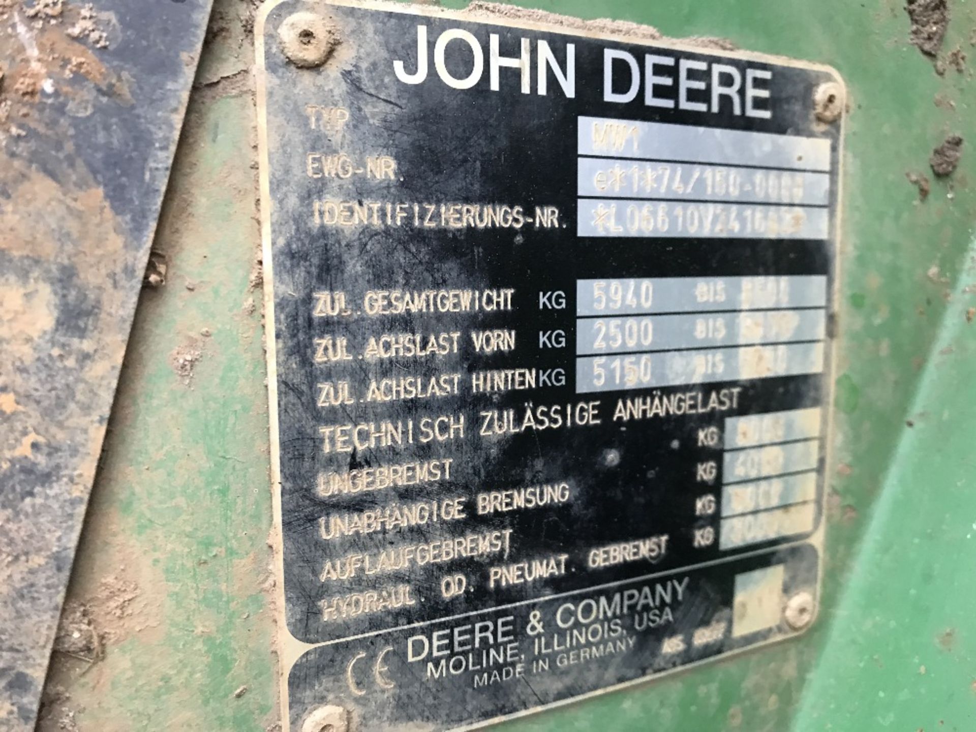 John Deere 6610, T484 JNG, 8,057 hours, Lynx Front Linkage, Rear Linkage, 3 Rear Spool Valves, - Image 6 of 6