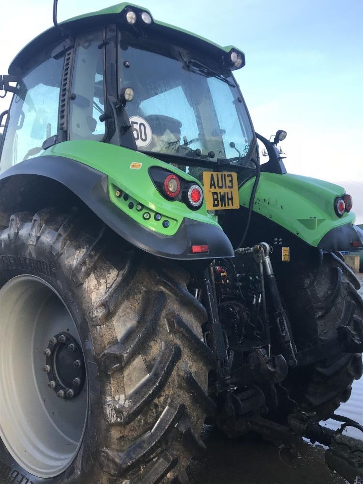 2013 Deutz Fahr 7250 TTV Tractor, AU13 BWH, 2,619 hours, Front Linkage, 4 Rear Spool Valves, - Image 4 of 8