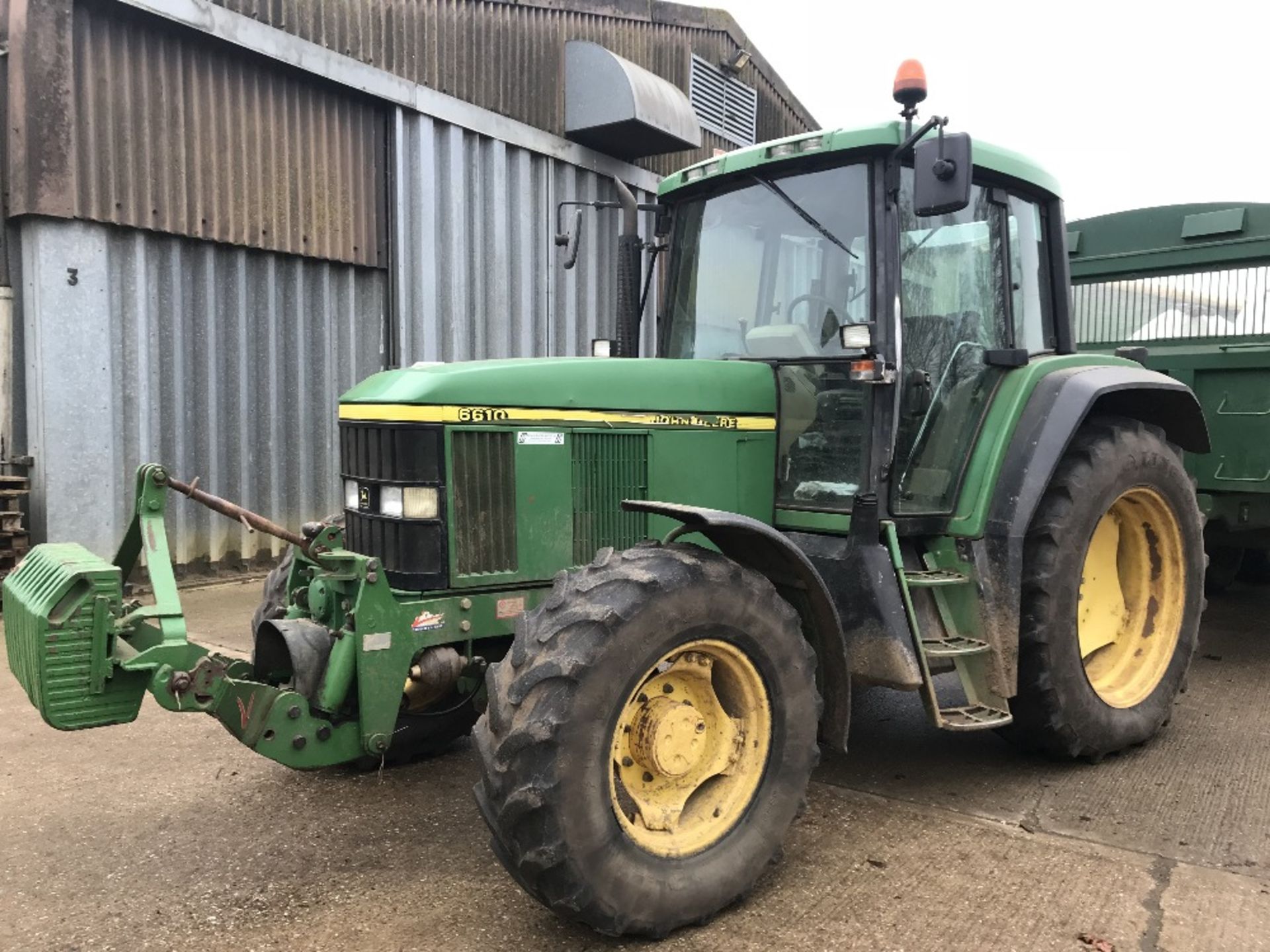 John Deere 6610, T484 JNG, 8,057 hours, Lynx Front Linkage, Rear Linkage, 3 Rear Spool Valves,