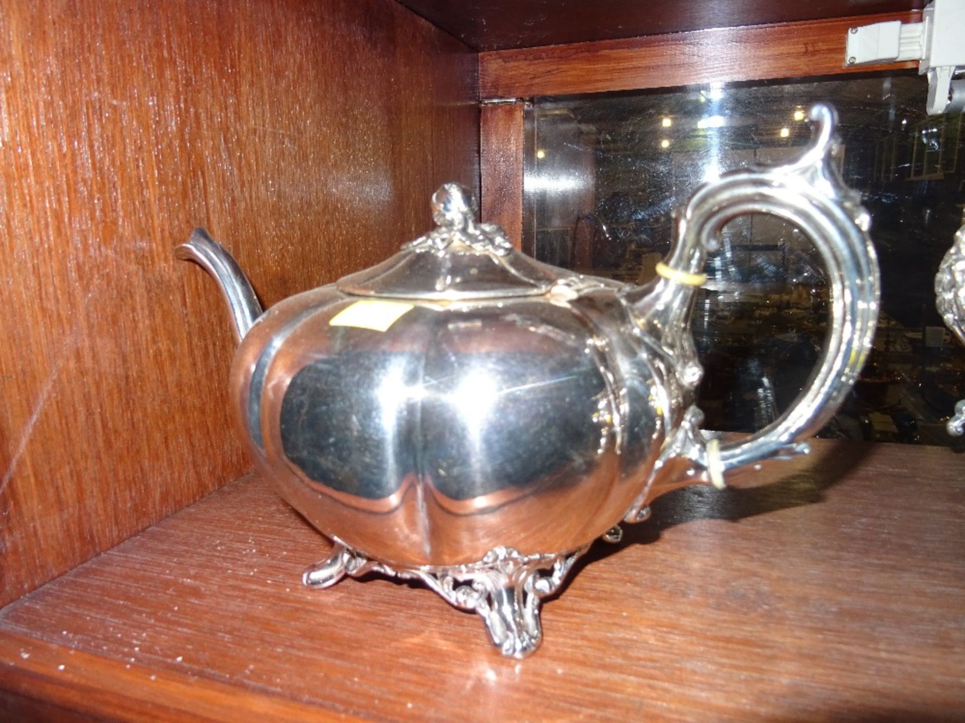 SILVER PLATED TEAPOT