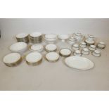 A Limoges part dinner service, together with a Limoges part coffee set