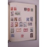 An album of world stamps, 9" x 11½"