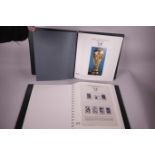 A German two album commemorative stamp collection for the Mexico '86 World Cup, in branded binder