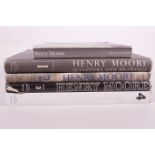A collection of five Henry Moore books, to include four volumes of 'The Lund Humphries Henry Moore