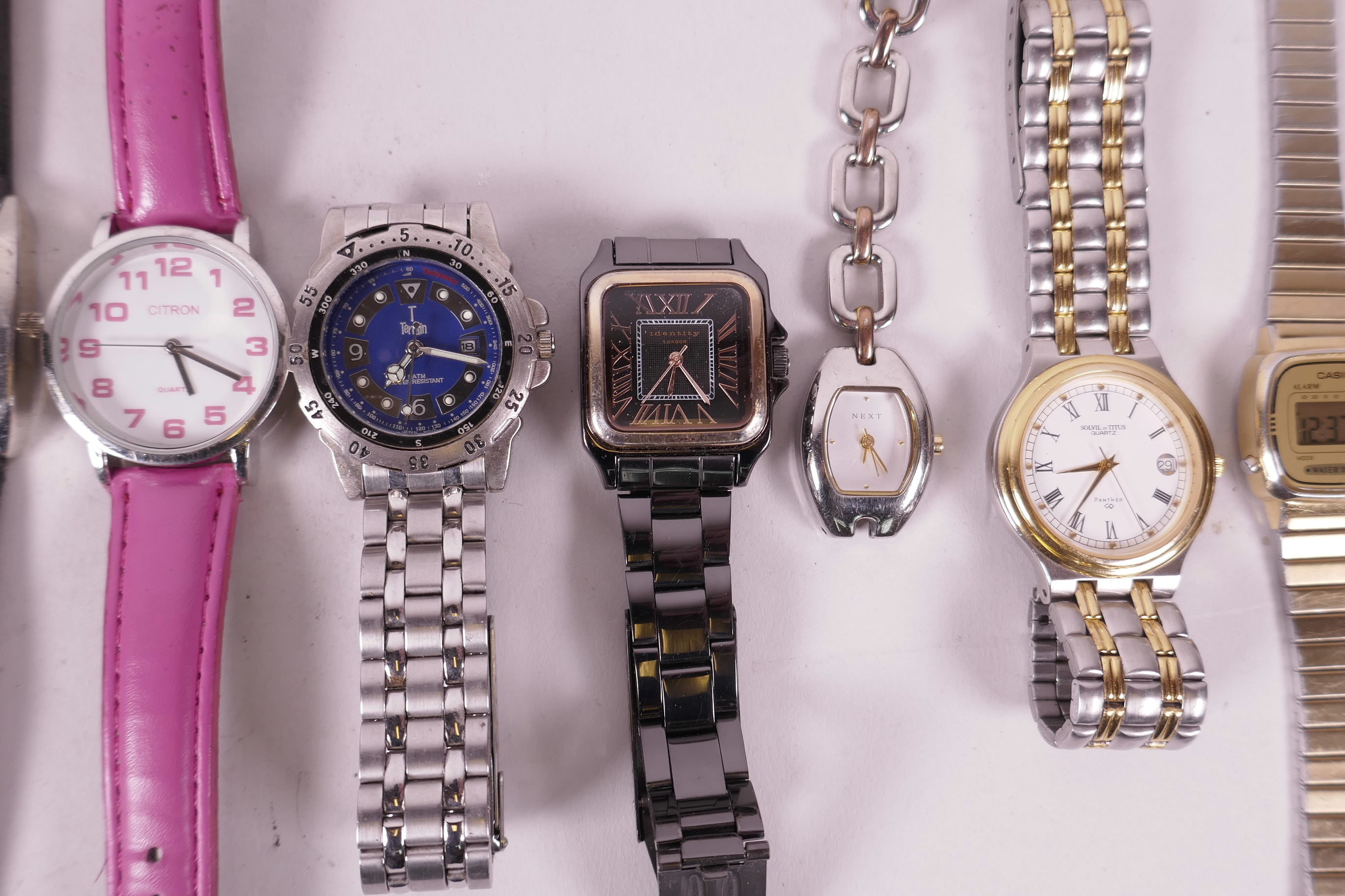 A quantity of ladies' and gentlemen's wristwatches including Casio, Limit, Citron, Terrain, Stegmann - Image 4 of 5