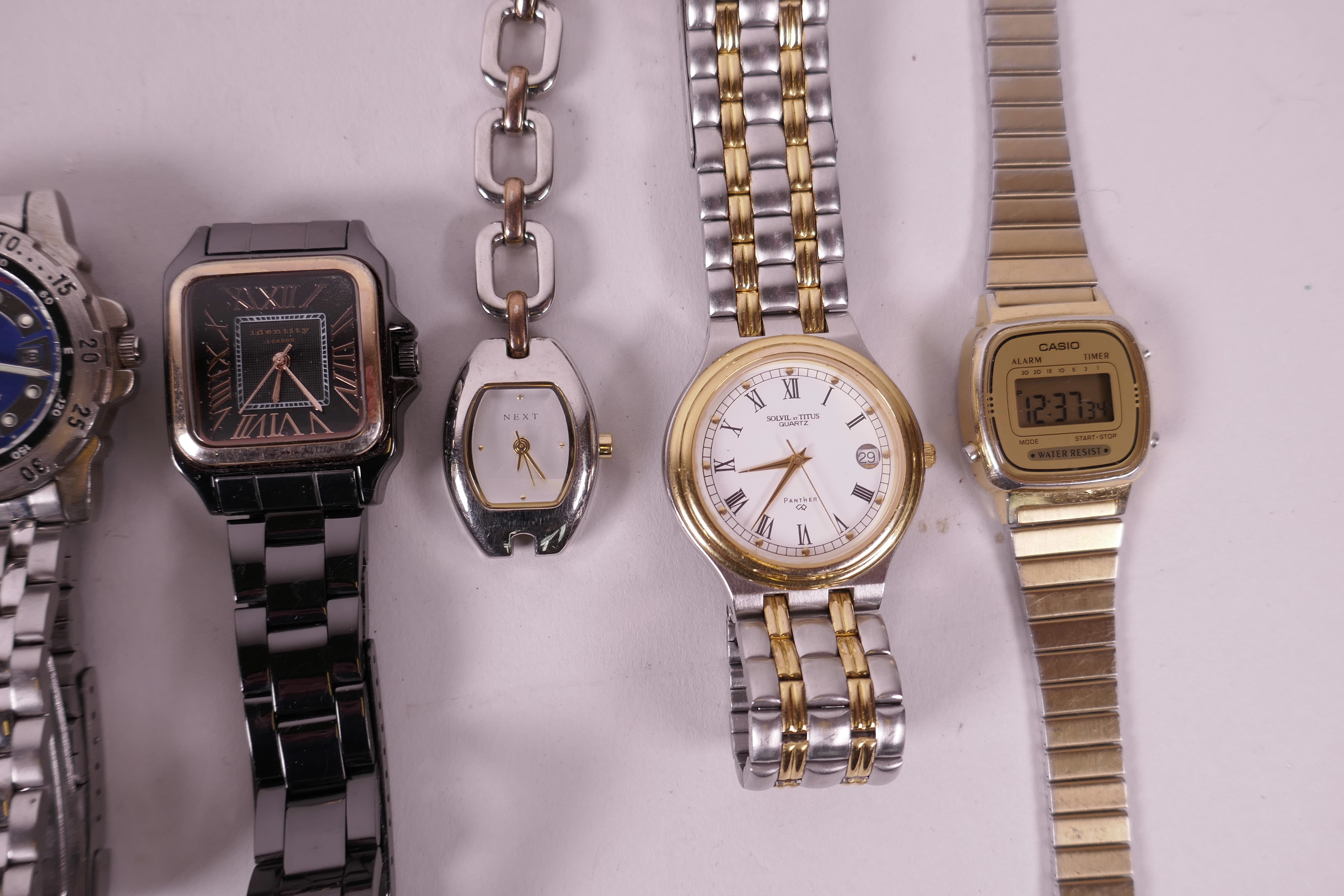 A quantity of ladies' and gentlemen's wristwatches including Casio, Limit, Citron, Terrain, Stegmann - Image 5 of 5