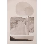 Peter Baer, 'Road to Highgate', engraving, signed artist's proof, sheet 22½" x 30"