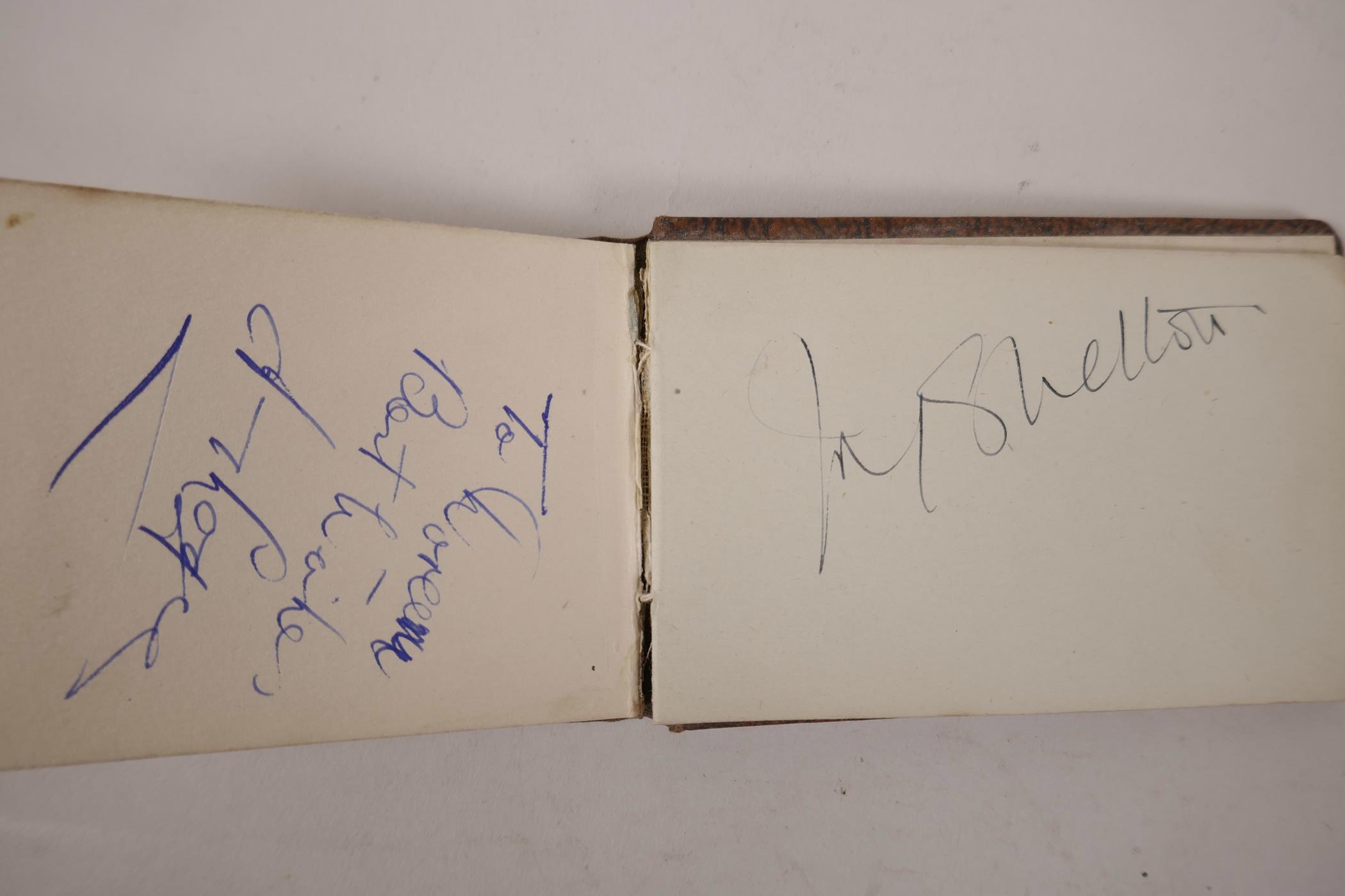 An autograph album containing numerous signatures of England cricketers from the 1940s-50s - Image 2 of 3