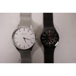 A Skagen 233XLTMB gentleman's wristwatch, together with a Gant GTO 44 wristwatch