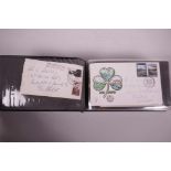 A wallet of Irish first day covers dating from the 1960s-1980s (62), 7½" x 4½"