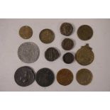 An assorted collection of C18th and C19th coinage