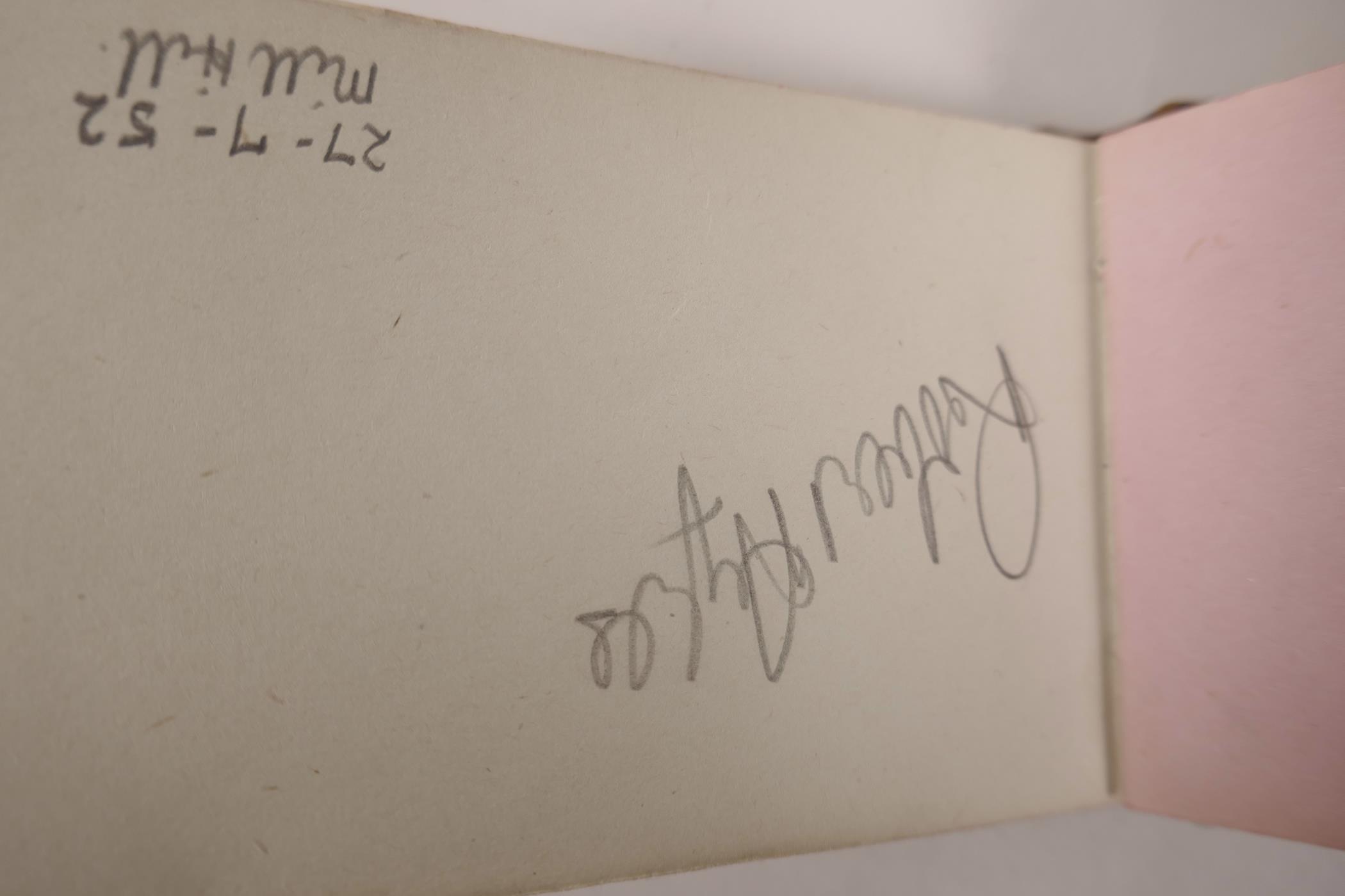 An autograph album containing numerous signatures of England cricketers from the 1940s-50s - Image 3 of 3