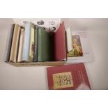 A quantity of reference books, bibliographies, booklets listing limited editions, auction records of