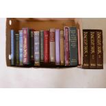 A quantity of Folio Society books, including three volumes of the Domesday Book