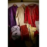 A quantity of ladies' and gentlemens' Asian ceremonial clothing
